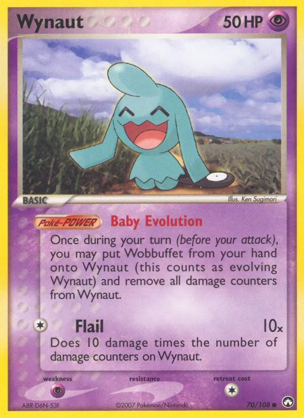 Wynaut — Power Keepers #70 (Pokémon TCG card)