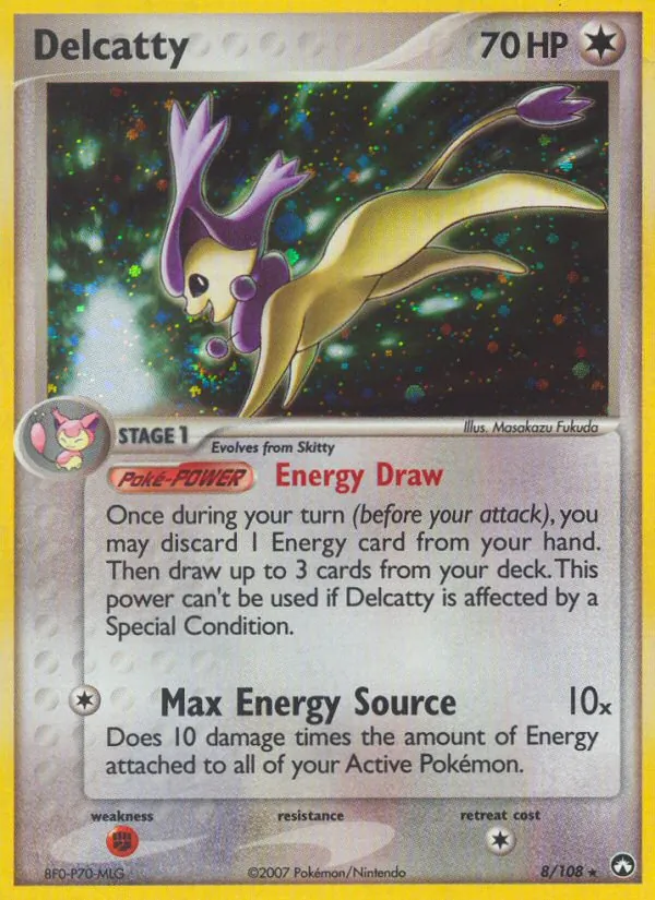 Delcatty — Power Keepers #8 (Pokémon TCG card)
