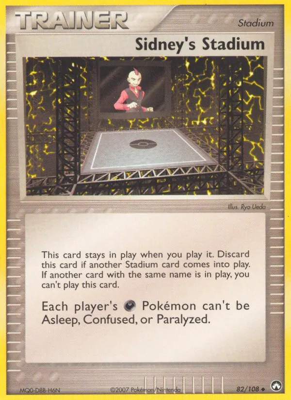 Sidney's Stadium — Power Keepers #82 (Pokémon TCG card)