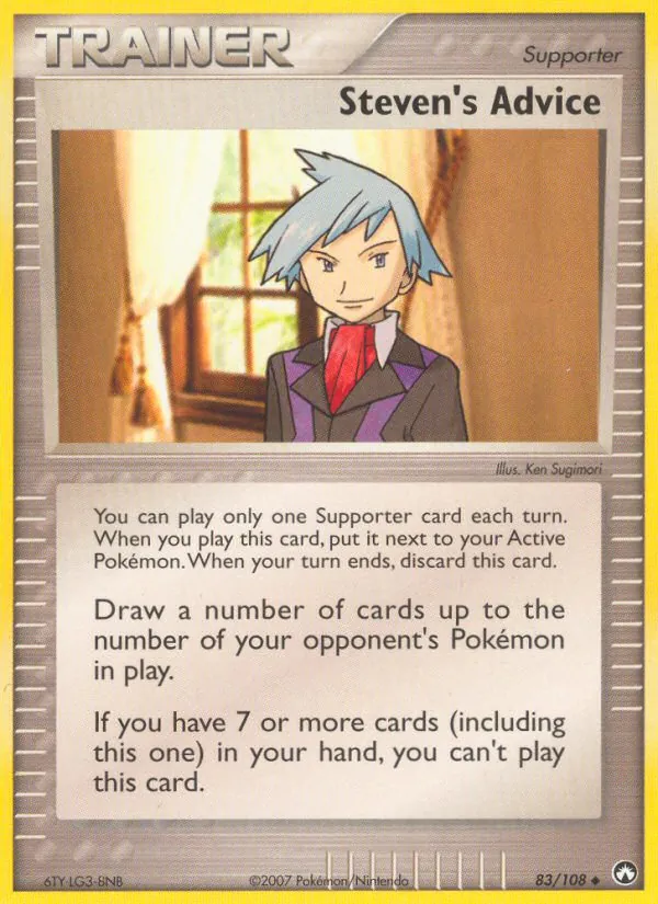 Steven's Advice — Power Keepers #83 (Pokémon TCG card)