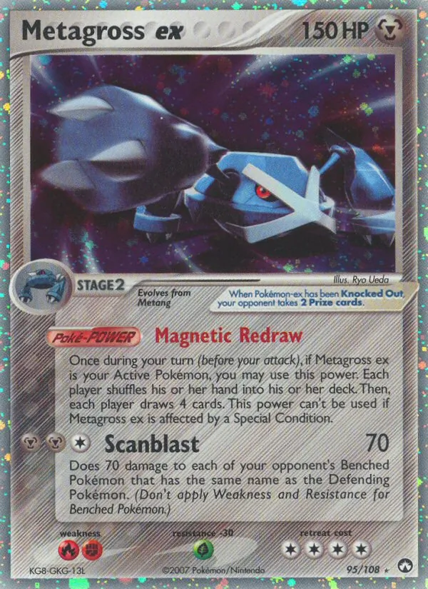 Metagross ex — Power Keepers #95 (Pokémon TCG card)