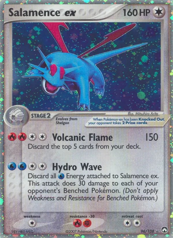 Salamence ex — Power Keepers #96 (Pokémon TCG card)