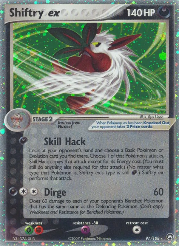 Shiftry ex — Power Keepers #97 (Pokémon TCG card)
