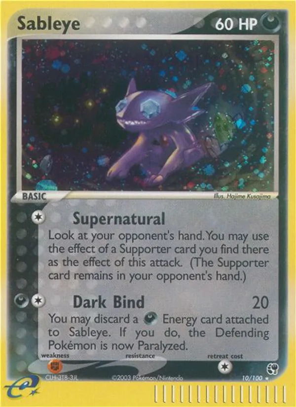 Sableye — Sandstorm #10 (Pokémon TCG card)