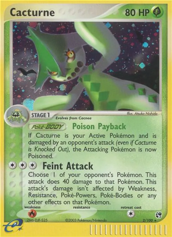 Cacturne — Sandstorm #2 (Pokémon TCG card)