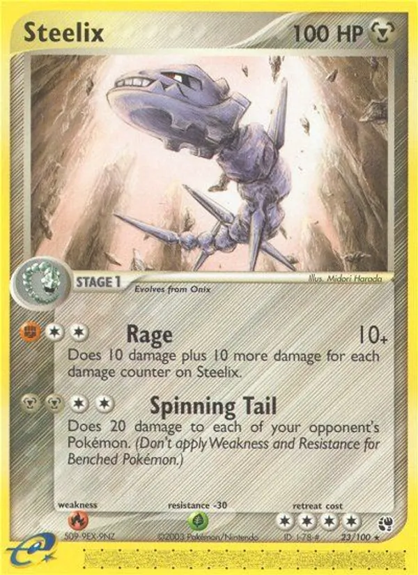 Steelix — Sandstorm #23 (Pokémon TCG card)