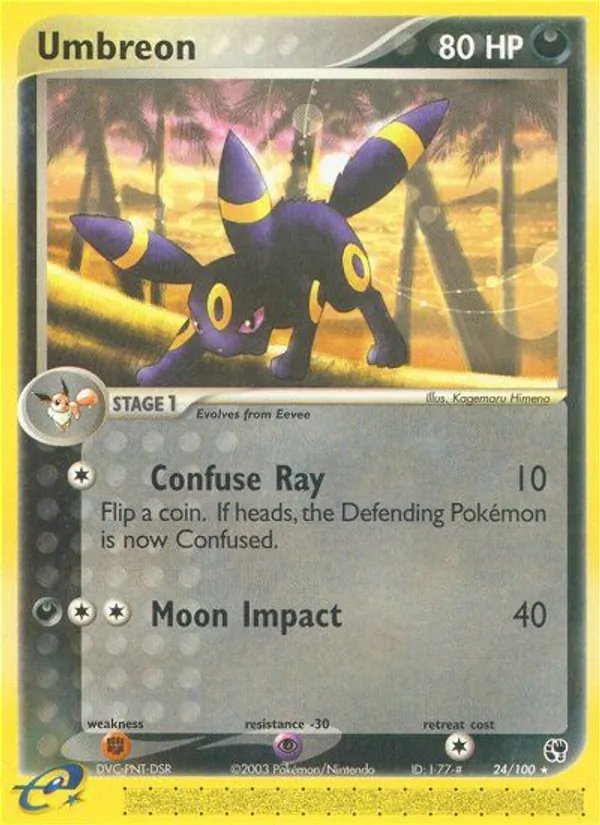 Umbreon — Sandstorm #24 (Pokémon TCG card)