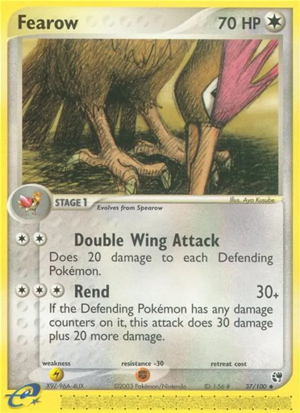 Fearow — Sandstorm #37 (Pokémon TCG card)