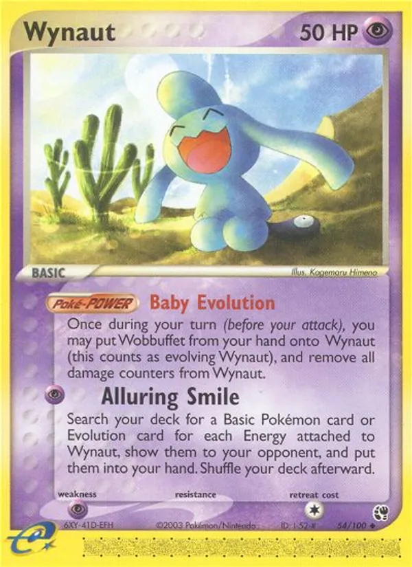Wynaut — Sandstorm #54 (Pokémon TCG card)