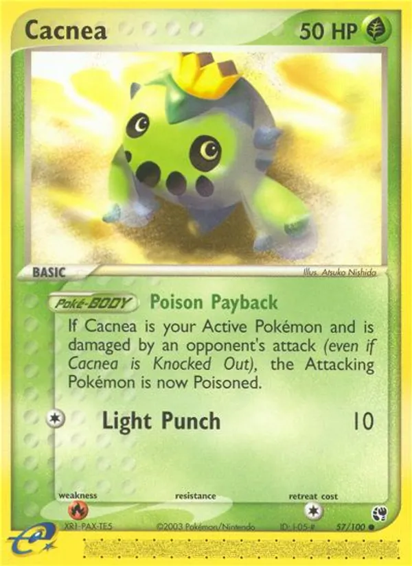 Cacnea — Sandstorm #57 (Pokémon TCG card)