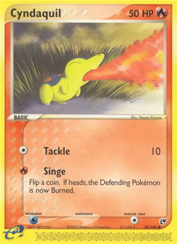 Cyndaquil — Sandstorm #59 (Pokémon TCG card)