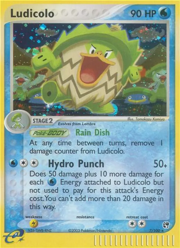 Ludicolo — Sandstorm #7 (Pokémon TCG card)