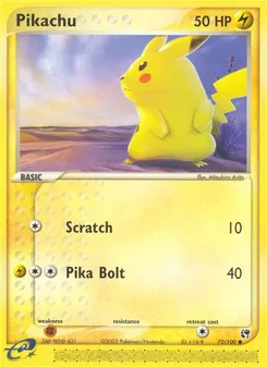 Pikachu (Sandstorm #72)
