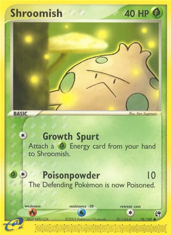Shroomish — Sandstorm #78 (Pokémon TCG card)