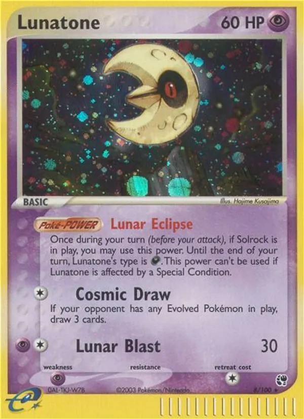 Lunatone — Sandstorm #8 (Pokémon TCG card)