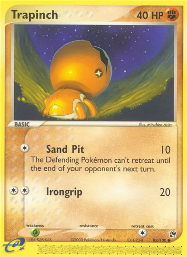 Trapinch — Sandstorm #82 (Pokémon TCG card)