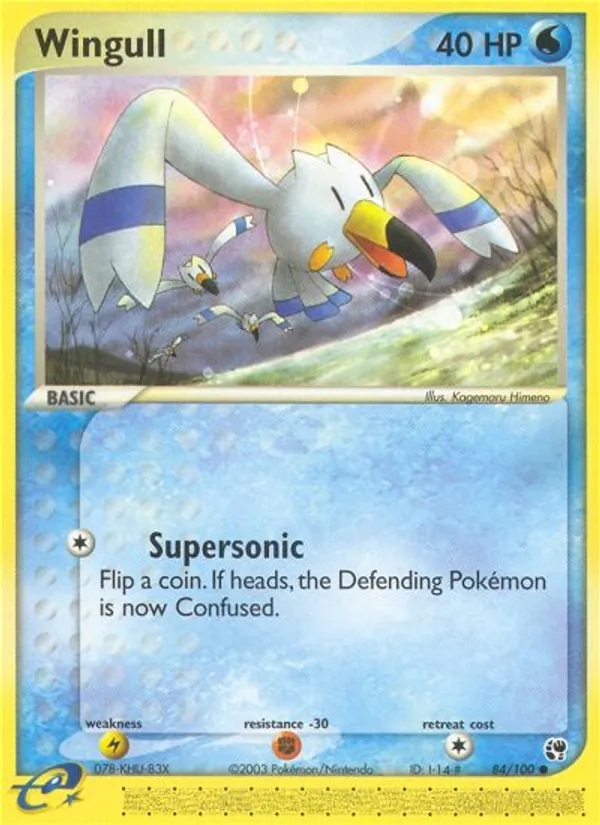 Wingull — Sandstorm #84 (Pokémon TCG card)