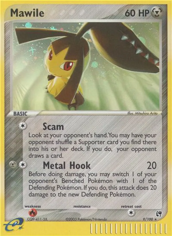Mawile — Sandstorm #9 (Pokémon TCG card)