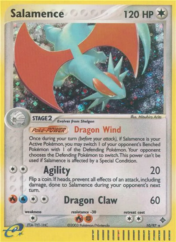 Salamence — Dragon #10 (Pokémon TCG card)