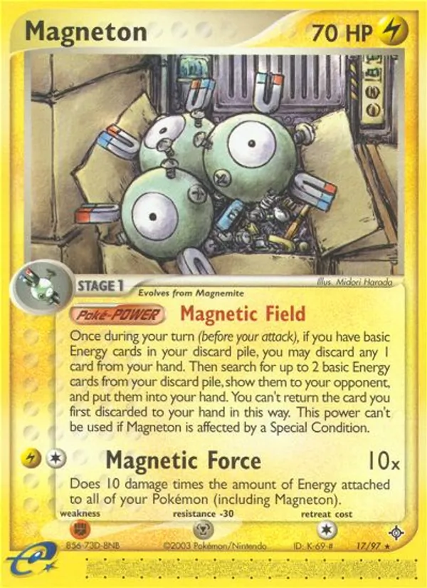 Magneton — Dragon #17 (Pokémon TCG card)