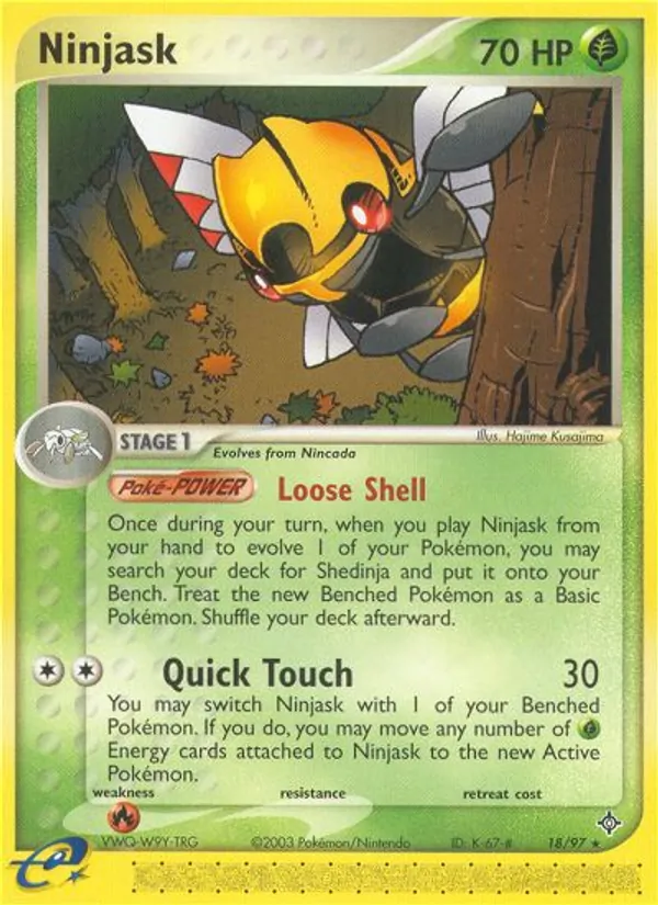 Ninjask — Dragon #18 (Pokémon TCG card)