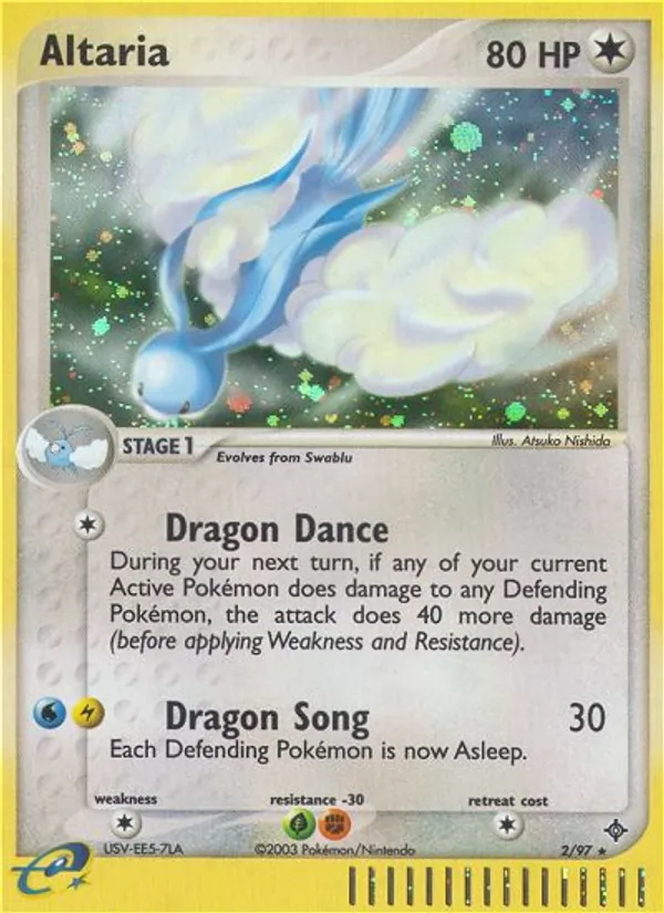 Altaria — Dragon #2 (Pokémon TCG card)