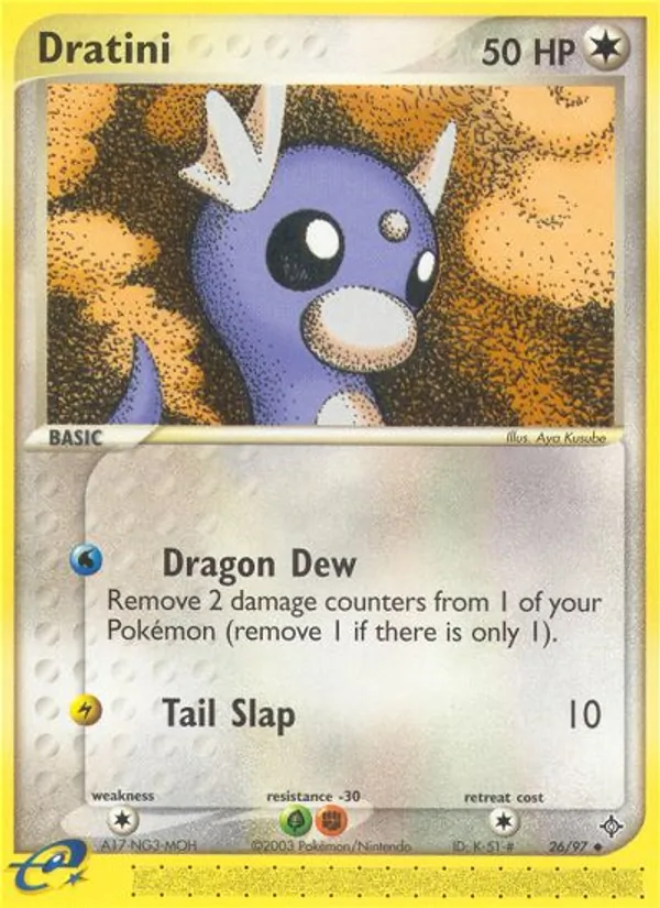 Dratini — Dragon #26 (Pokémon TCG card)