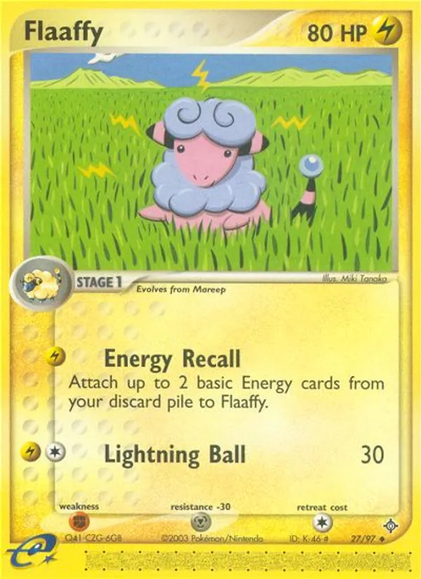 Flaaffy — Dragon #27 (Pokémon TCG card)