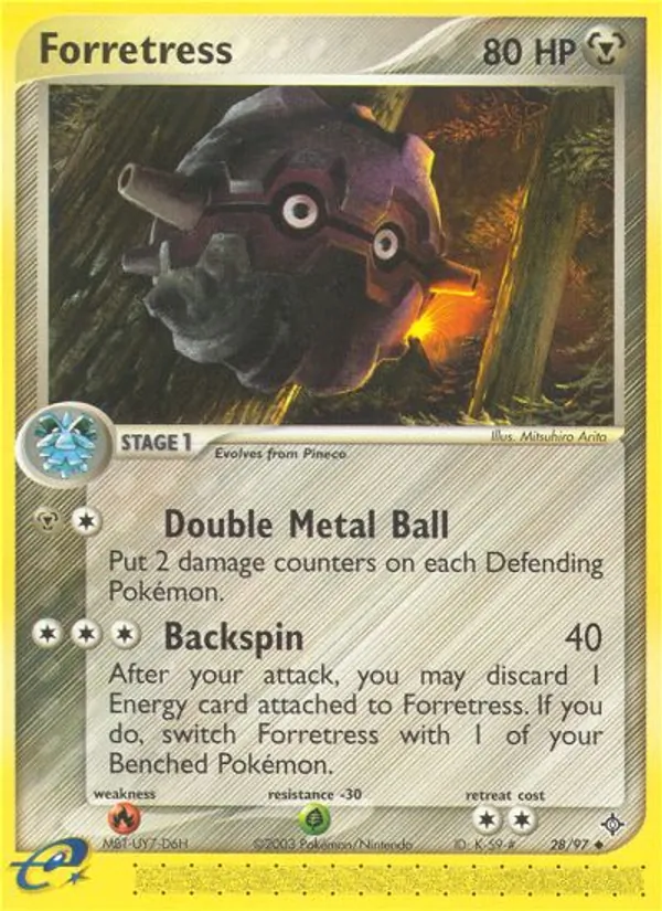Forretress — Dragon #28 (Pokémon TCG card)