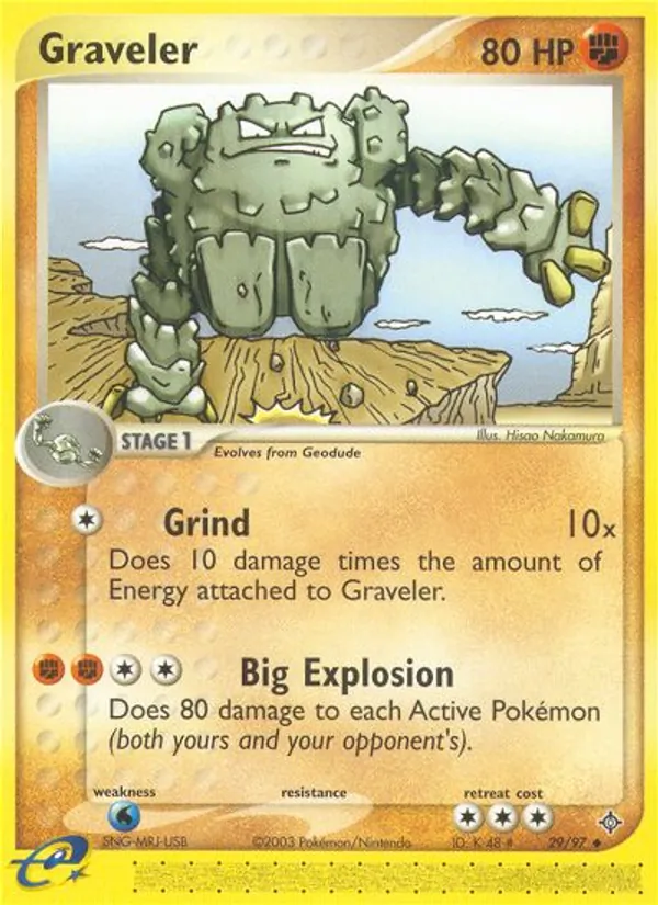 Graveler — Dragon #29 (Pokémon TCG card)