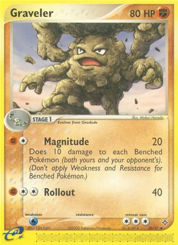 Graveler — Dragon #30 (Pokémon TCG card)