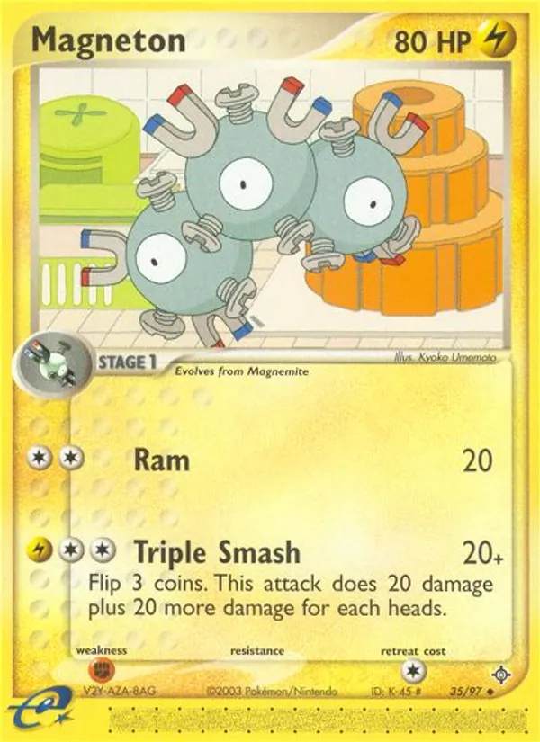 Magneton — Dragon #35 (Pokémon TCG card)