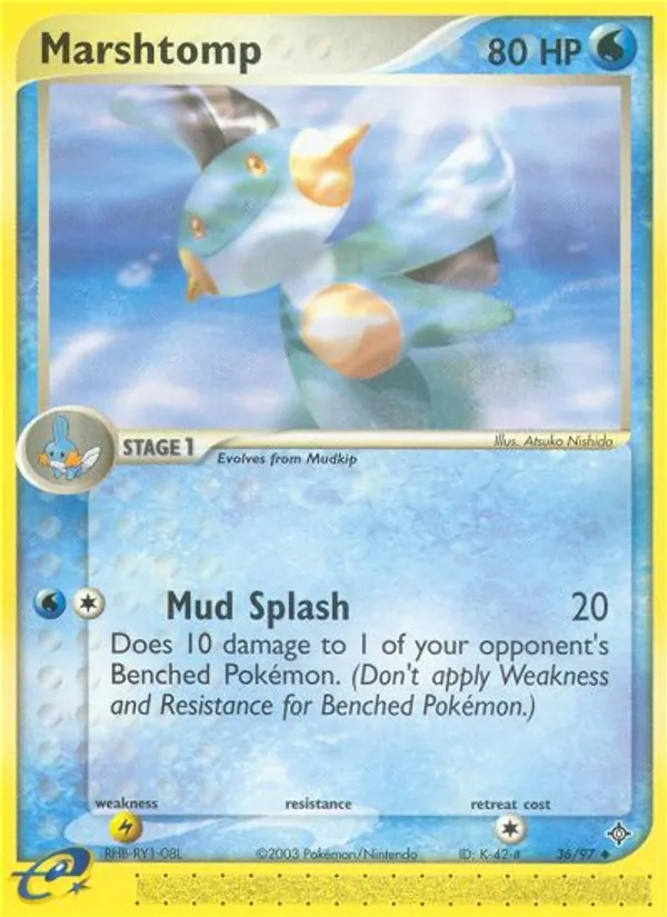 Marshtomp — Dragon #36 (Pokémon TCG card)