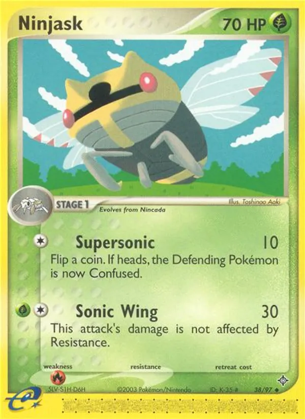 Ninjask — Dragon #38 (Pokémon TCG card)