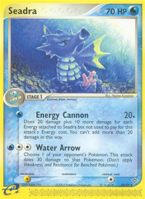 Seadra — Dragon #39 (Pokémon TCG card)