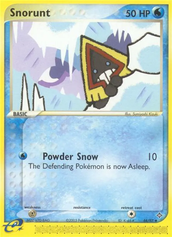 Snorunt — Dragon #44 (Pokémon TCG card)