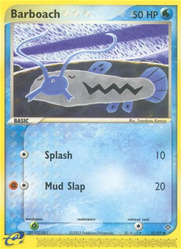 Barboach — Dragon #51 (Pokémon TCG card)
