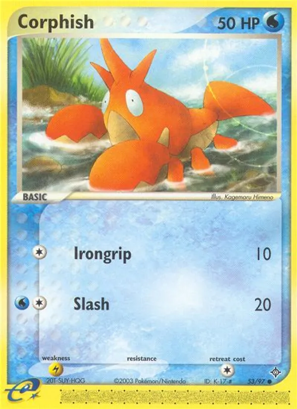 Corphish — Dragon #53 (Pokémon TCG card)