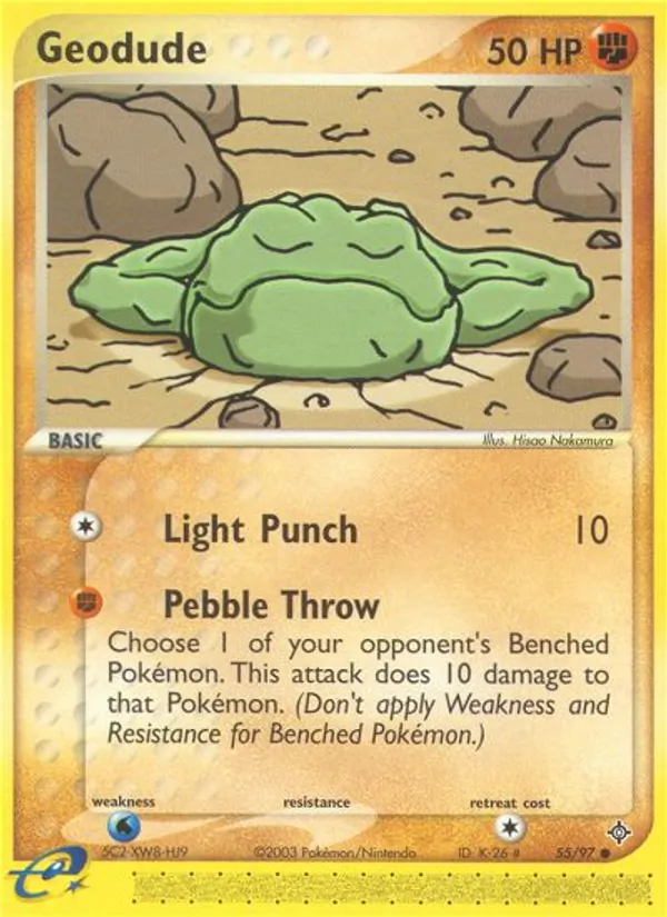 Geodude — Dragon #55 (Pokémon TCG card)