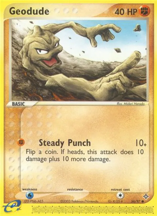 Geodude — Dragon #56 (Pokémon TCG card)
