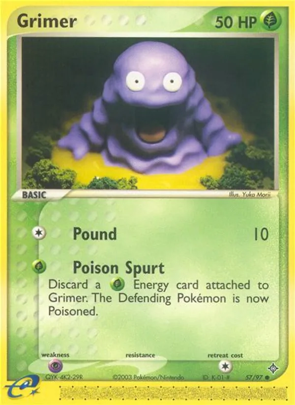 Grimer — Dragon #57 (Pokémon TCG card)