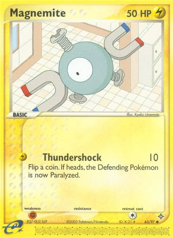 Magnemite — Dragon #63 (Pokémon TCG card)
