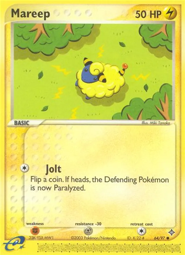 Mareep — Dragon #64 (Pokémon TCG card)