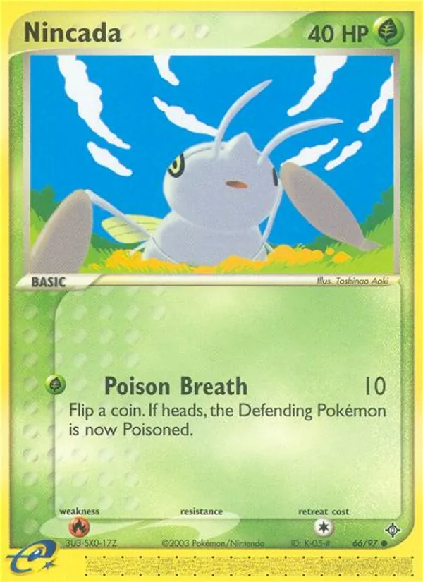 Nincada — Dragon #66 (Pokémon TCG card)
