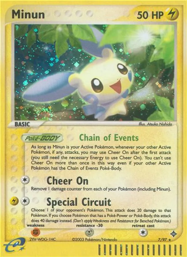 Minun — Dragon #7 (Pokémon TCG card)