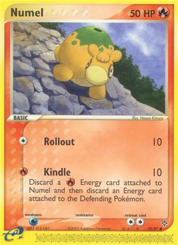 Numel — Dragon #70 (Pokémon TCG card)