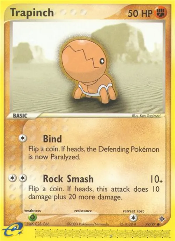 Trapinch — Dragon #79 (Pokémon TCG card)