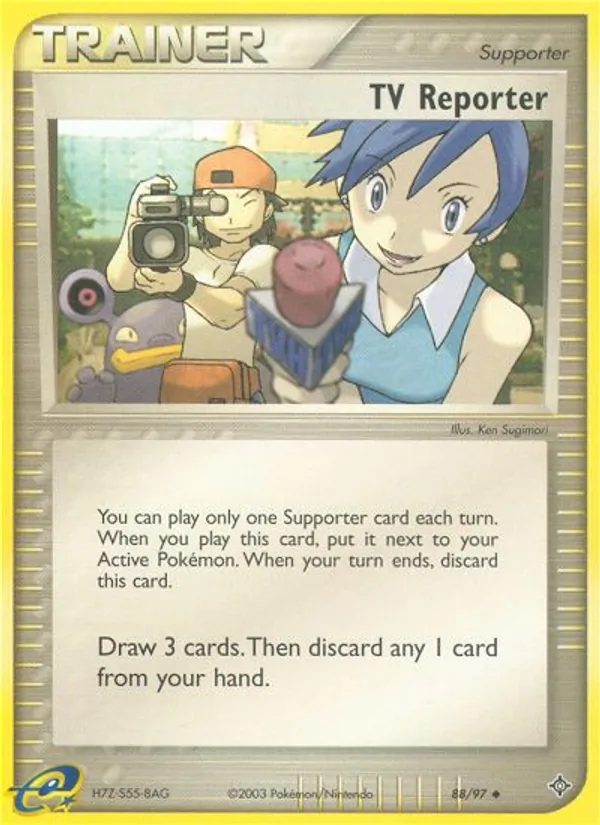 TV Reporter — Dragon #88 (Pokémon TCG card)
