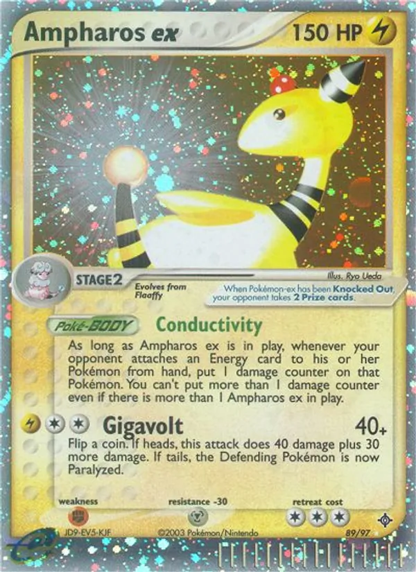 Ampharos ex — Dragon #89 (Pokémon TCG card)