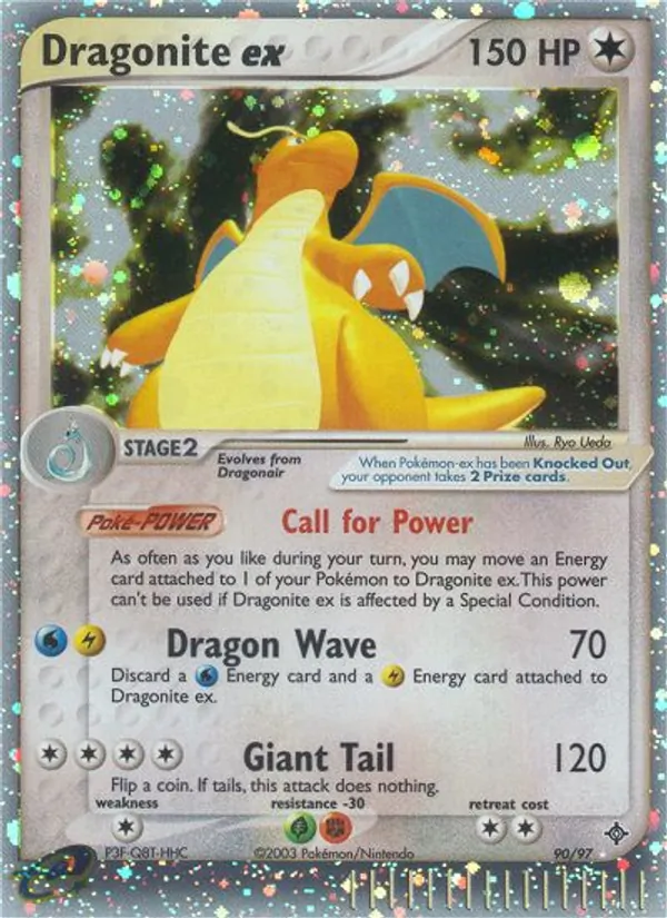 Dragonite ex — Dragon #90 (Pokémon TCG card)